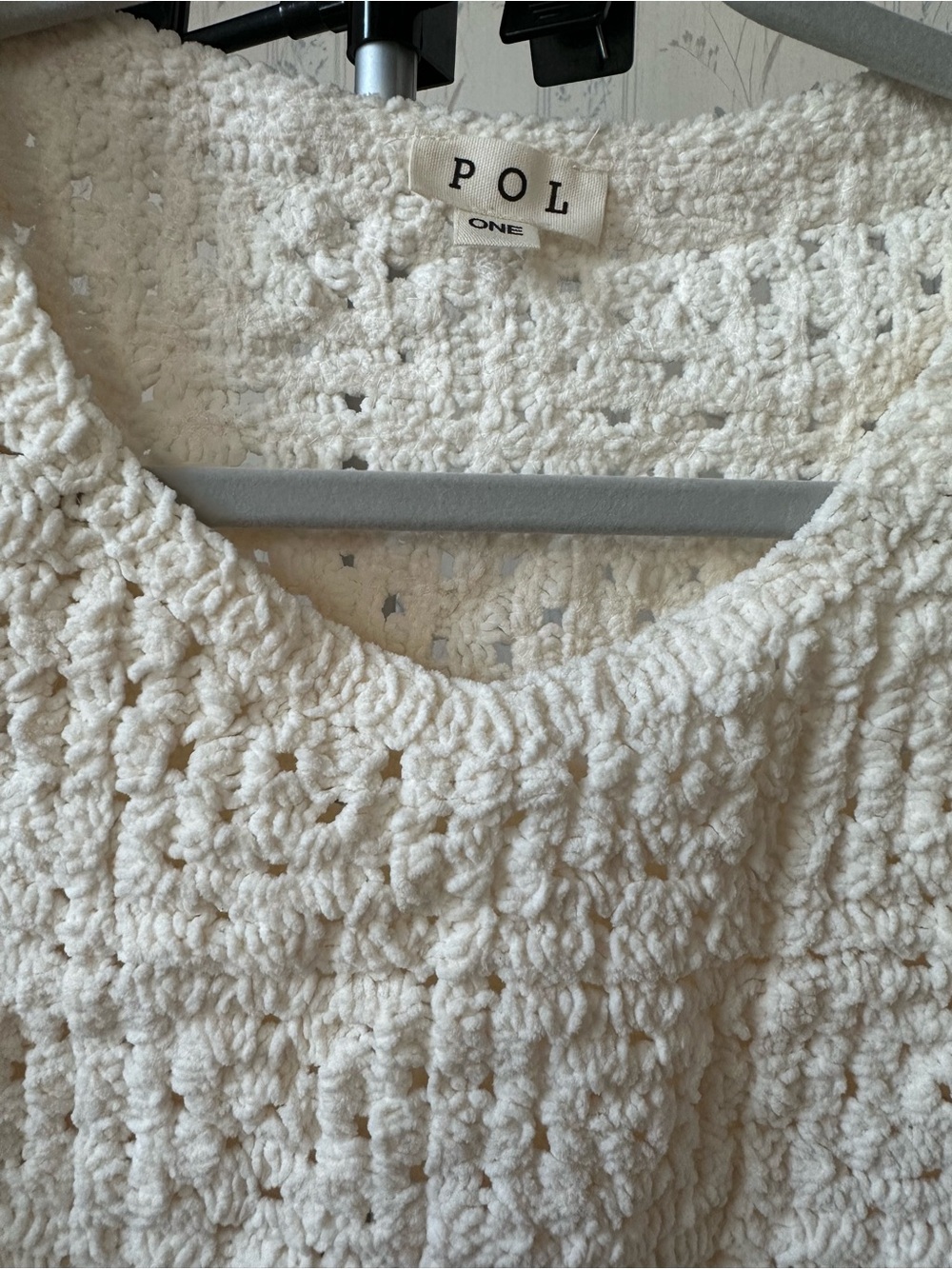 POL Cream Crochet Sweater - Picture 12 of 12